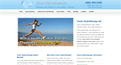 Desktop Screenshot of colonhydrotherapyaz.com